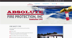 Desktop Screenshot of absolutefireprotection.net