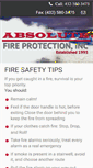 Mobile Screenshot of absolutefireprotection.net